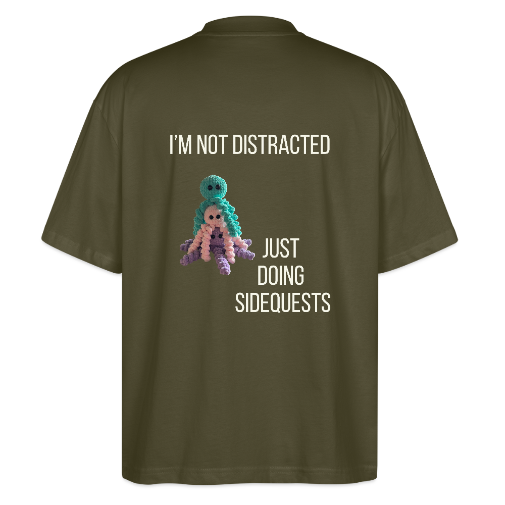 I'm not distracted - Oversize Unisex T-shirt - khaki