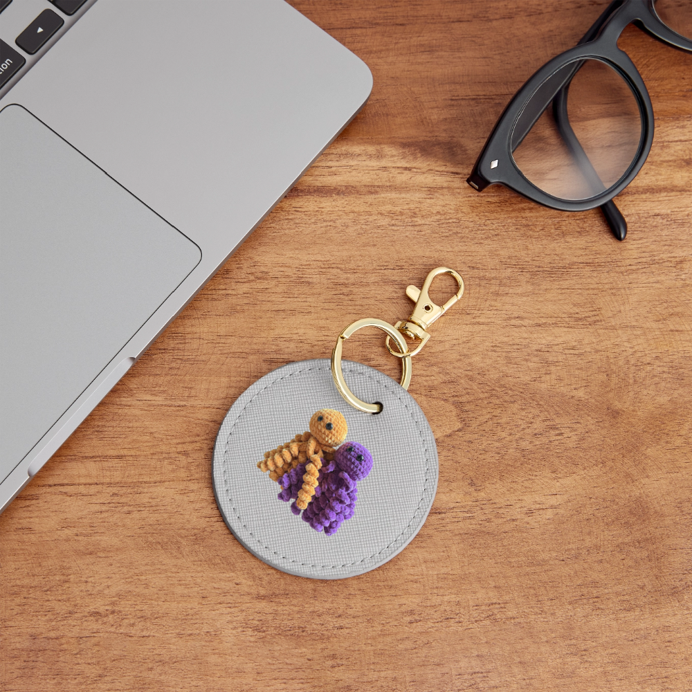 BOUTIQUE Nøglering - grå