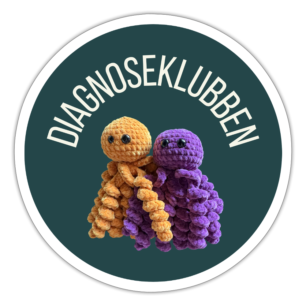 Logo klistermærke - mat hvid