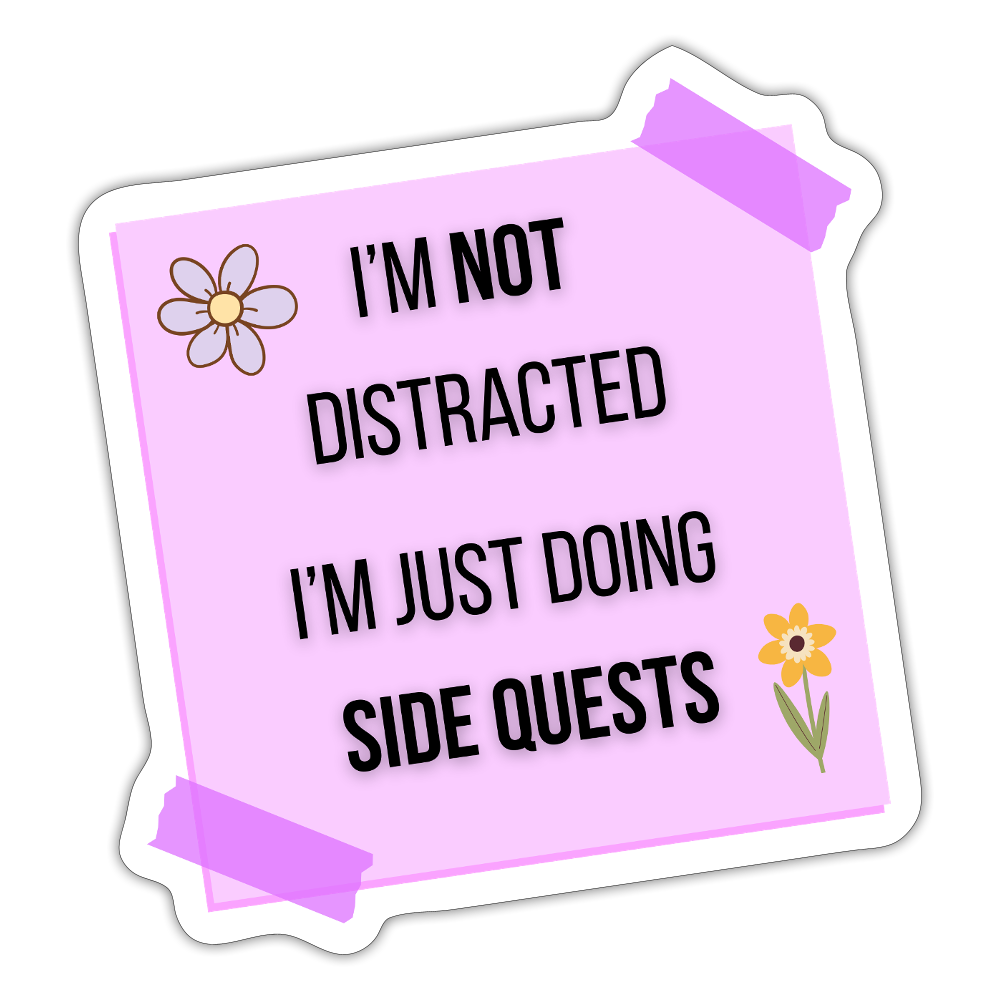 Klistermærke - mat hvid