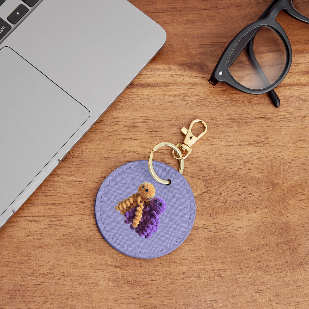 BOUTIQUE Nøglering - lavendel