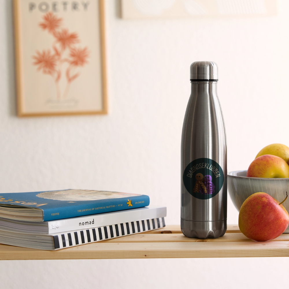 Termoflaske - lys sølv