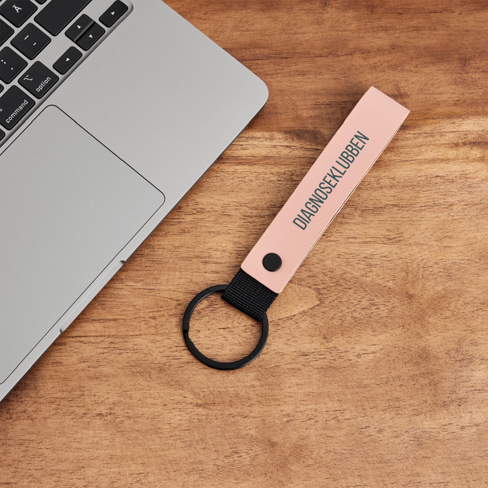 MAT MINIMALISTISK nøglering - rosa