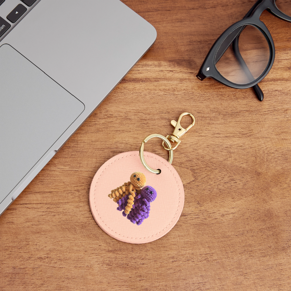 BOUTIQUE Nøglering - petal pink