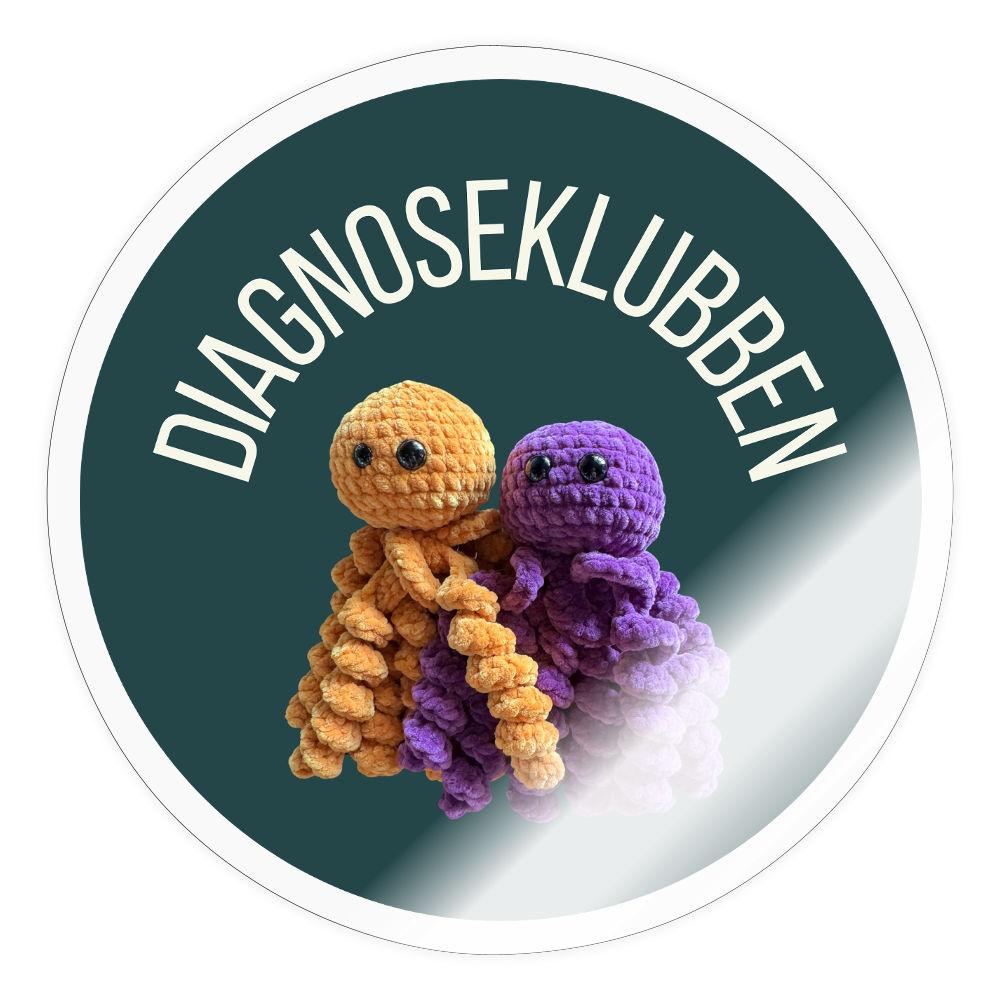 Logo klistermærke - gennemsigtig blank