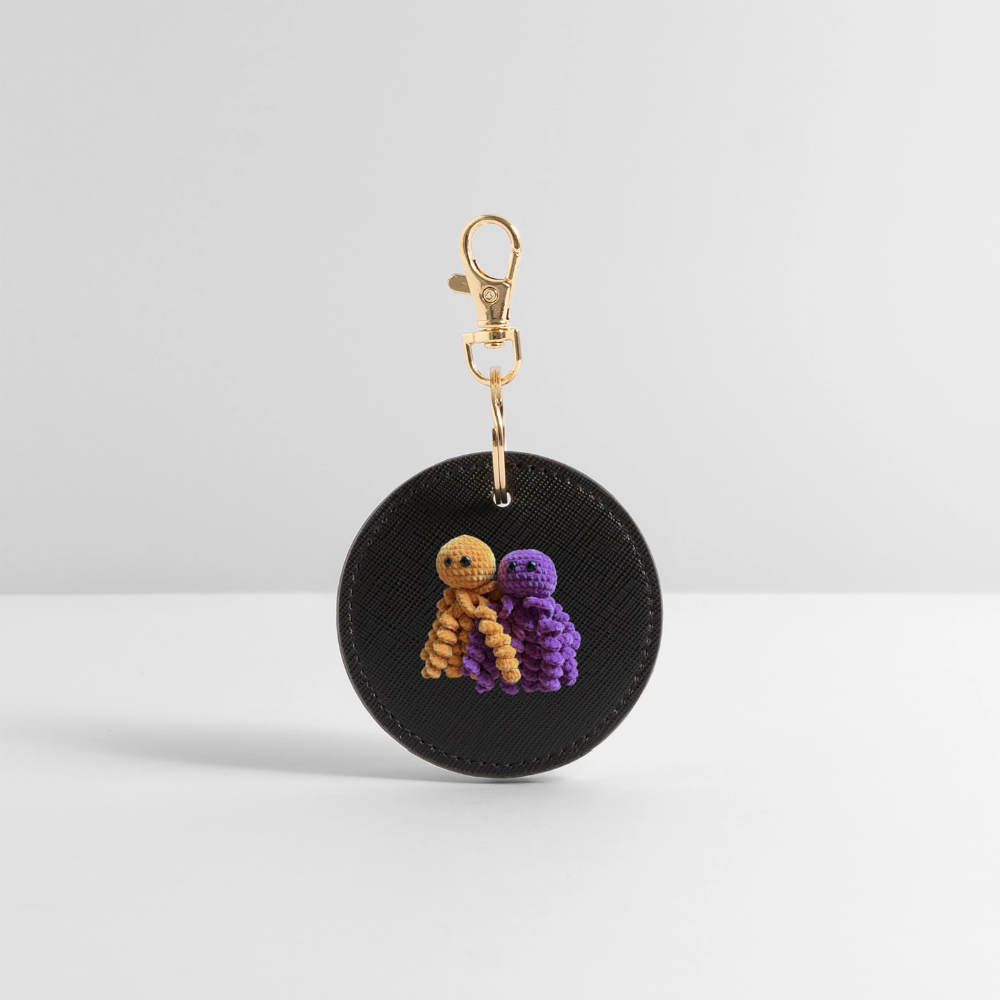 BOUTIQUE Nøglering - sort